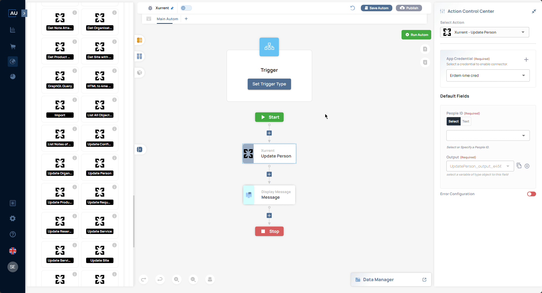 Xurrent — Update Person